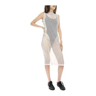 Puma Evide Mesh Jurk - Dames - Fitness - Wit - S - Polyester - Fitness