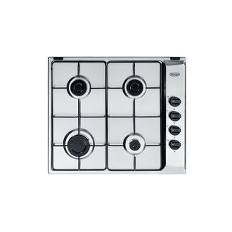 DeLonghi Placa De Cocina Empotrada De Longhi Yal 46 Asv 58 Cm Gas 4 Fuegos Acero Inoxidable