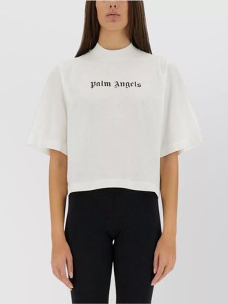 Palm Angels cropped cotton t-shirt