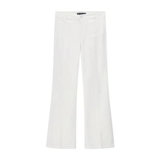 Raffaello Rossi Raffaello Rossi, Flared Jeans, female, White, Size: 2XS Wide Trousers