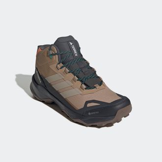 ADIDAS TERREX Wanderschuh ADIDAS TERREX TERREX SKYCHASER AX5 MID GORE-TEX, Herren, Gr. 47, cardboard, blanch cargo, semi impact orange, Synthetik, Textil, Schuhe Wa
