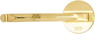 Versace Womens Gold Metal Medusa Hair Clip Pins Claws & Clips