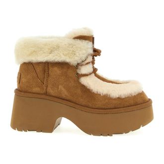 UGG Esmee Lace Up Ankle Boots - female - UGG - Winter Boots - Brown - 2 1/2 UK - Shoes