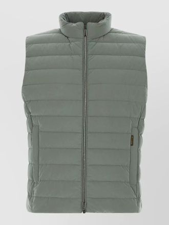 Moorer nylon blend calaf sleeveless down jacket