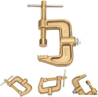 OEM Dailygoody - Pinza De Tierra De Lat&oacute;n En Forma De G - Conector De Empalme De 500 A Para Diversas Aplicaciones