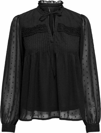 Only Soepele blouse, opstaande kraag