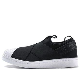 adidas (WMNS) adidas Superstar Slip-On Black S81337