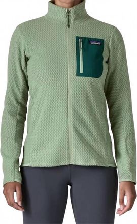 Patagonia Womens R1 Air Fleece Jacket In Ellwood Green