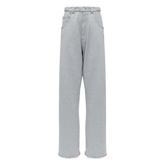 Maison Margiela Straight Jeans - - Trousers - Donna - Grigio - S