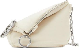 Burberry White Knight small leather shoulder bag