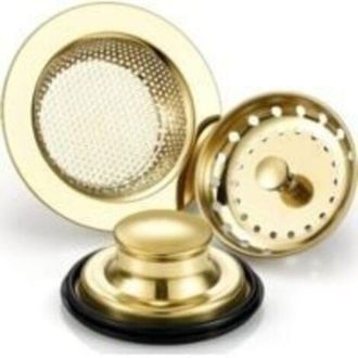 OEM Juego De 3 Coladores Y Tapones De Acero Inoxidable Para Fregadero De Cocina Con Mango, Colador Universal Antiatascos Para Fregadero De Cocina - Crezuo
