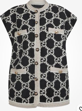 Gucci Oversized GG Vest Size S