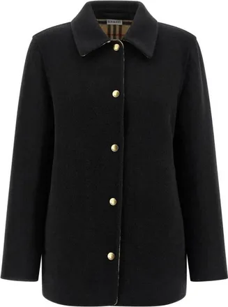 Burberry Wool Overshirt, Brand Size 8 (US Size 6)