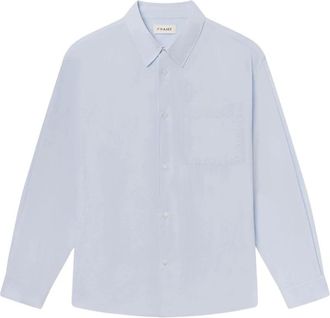 Frame Denim Camicia Leggera in Cotone - - Shirts - Uomo - Blu - L