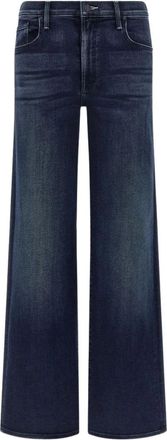 Mother Mid Rise Maven Ankle - Dames - Loose Fit Jeans - Blauw - W31 - Katoen - Jeans
