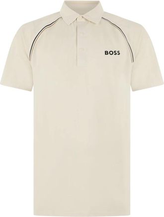 HUGO BOSS Patteo Polo - Heren - Polos - Beige - 2XL - Polyester - Tops