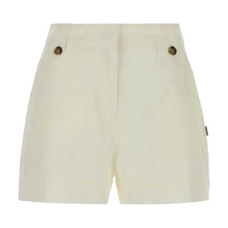 Woolrich Short Shorts, female, White, Size: W25 Cotton Poplin Shorts