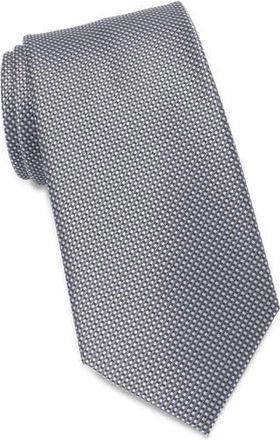 Calvin Klein Esme Solid Birds Eye Tie in Black at Nordstrom Rack