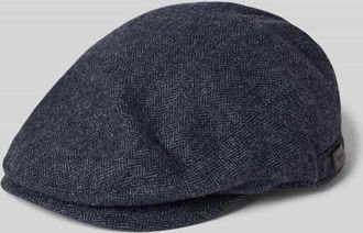 Barbour Schiebermütze aus Baumwoll-Mix Modell BARLOW in Marine, Größe L