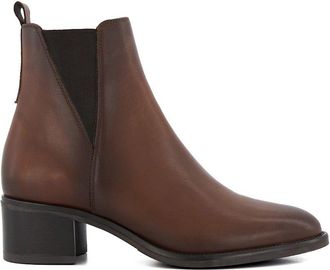 Dune London Pouring Leather Ankle Boots