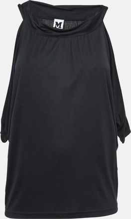 M Missoni Black Jersey Sleeveless Blouse
