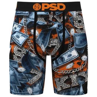 PSD Mens Graphic Briefs - Black/Red/Blue Size XS