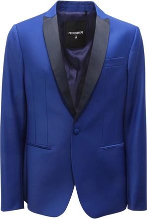 Patrizia Pepe Bellweather Jacket - Heren - Blazers - Blauw - L - Wol - Jassen