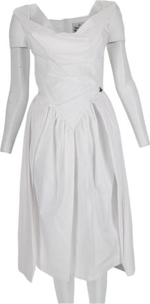 Vivienne Westwood Sunday Knee-Length Off-Shoulder Organic Cotton Dress