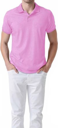 Ploumanac'h Club Slim Cotton Polo In Candy