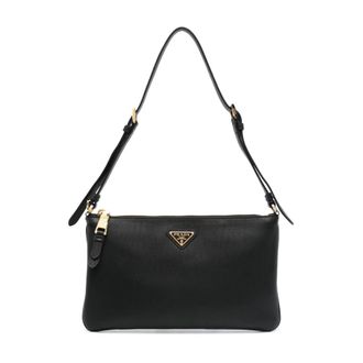 Prada Dames, Tassen, Zwart, Maat: ONE Size Leer