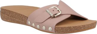 FitFlop Fitflop Womens iQushion Adjustable Buckle Mule Ladies Summer - Beige - Size UK 7