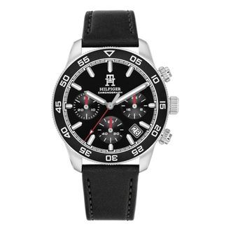 Tommy Hilfiger Heren, Accessoires, Zwart, Maat: ONE Size Leer