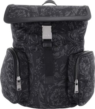 Versace Barocco Black Backpack