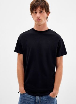 Djab Mens Organic cotton crew-neck t-shirt DJAB 101 Longline fit
