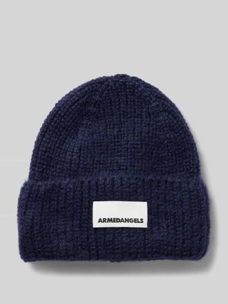 Armedangels Armedangels Mütze aus Mohair-Woll-Mix Modell SNOWAA in Dunkelblau, Größe 1