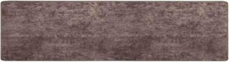 vidaXL Rug Runner MARSA Grey 400 x 80 cm Polyester and PVC vidaXL