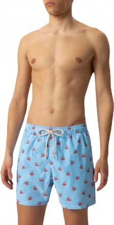 MC2 Saint Barth Swim Shorts In Lobster Stripes