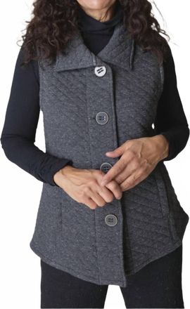 Habitat Quilted Knit Vest In Black