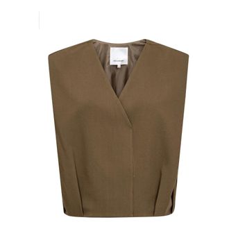 Co'Couture Dames, Blouses & Shirts, Groen, Maat: XL