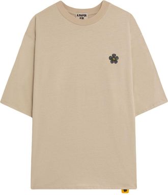 A Paper Kid T-shirt con stampa - Toni neutri