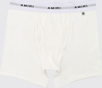 Amiri Boxer parigamba in cotone stretch con fascia elastica logata in vita