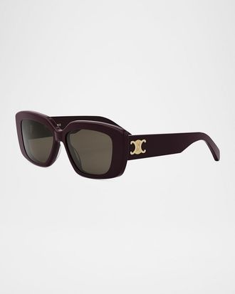 Celine Triomphe Acetate Butterfly Sunglasses
