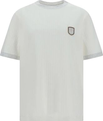 Brunello Cucinelli Cream Cotton Mens Sportswear