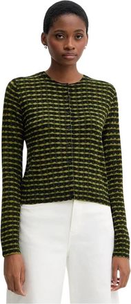 Benetton Cardigan met grafische print - Dames - Vesten - Veelkleurig - XS - Truien & Vesten