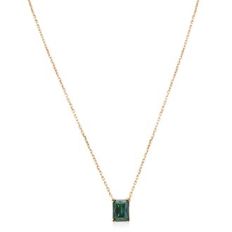 Swarovski Matrix Gold-Tone Green Crystal Necklace