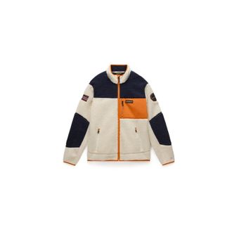 Napapijri Fleece Jacket - Heren - Fleece jassen - Veelkleurig - S - Polyester - Fitness