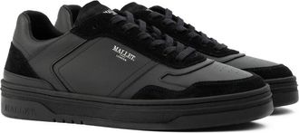 Mallet Footwear Mens Barnsley Trainers - Black Leather - Size UK 11.5