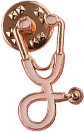 Generic Stethoscope Brooch Pins Stethoscope Lapel Pin Clothing Bags Decoration Brooch for Medical Students Doctor Nurse Presents Professional and Attractive M