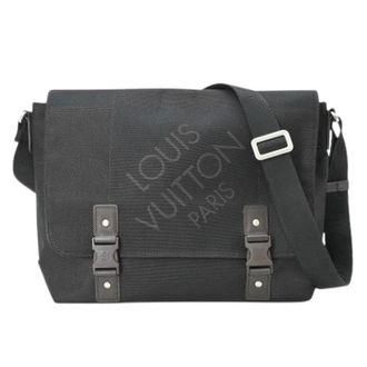 Louis Vuitton Pre-owned Cross Body Bags, male, Black, Size: ONE SIZE Pre-owned Vintage Damier Geant Shoulder Bag