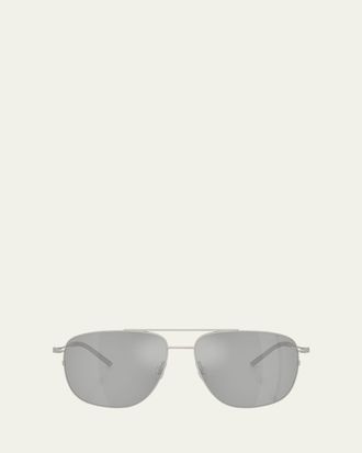 Moncler Mens ME4004 Aviator Sunglasses